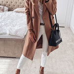 Autumn and Winter Double Pocket Wool Suit