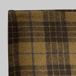 Plaid Split-Joint Lapel Jackets Woolen Coat