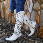 Zara | Western Knee Boots