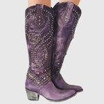 Vivian | Western Knee-High Boots