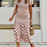 Astrid Honeycomb Maxi Dress