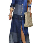 Art print shirt dress