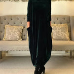 Emerson | Cozy Draped Maxi Dress for Winter