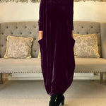 Emerson | Cozy Draped Maxi Dress for Winter