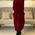 Emerson | Cozy Draped Maxi Dress for Winter