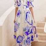 Beach dress slim maxi dress