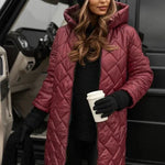 Brianna | Elegant Quilted Down Jacket with Hood