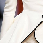 Long Sleeves Buttoned Deep V-Neck Jackets Outerwear