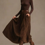 Esme | Aveline Two-Piece Set (Turtleneck & Maxi Skirt)