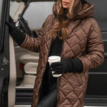 Brianna | Elegant Quilted Down Jacket with Hood