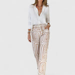 Arely | Chic Two-Piece Set with Complimentary Belt