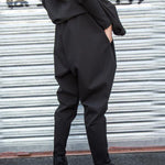 Simple Black Harem Pants