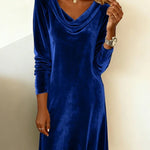 Carol | Loose Fitting Velvet Dress