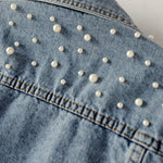Long Sleeves Split-Joint Lapel Denim Jackets