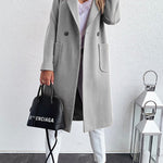 Autumn and Winter Double Pocket Wool Suit