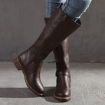 Autumn | CLASSIC BUCKLE KNEE-HIGH BOOTS FOR WOMEN