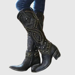 Vivian | Western Knee-High Boots