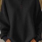 Sadie | Waffle Knit Henley Top
