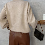 CAMEL LEATHER PANTS