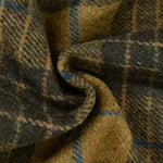 Plaid Split-Joint Lapel Jackets Woolen Coat