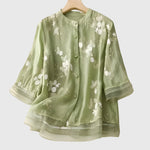 Alani | Chic Floral Embroidered Top
