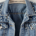 Long Sleeves Split-Joint Lapel Denim Jackets