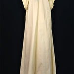 A-Line Loose Pleated Tied Round-Neck Midi Dresses