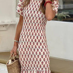 Astrid Honeycomb Maxi Dress
