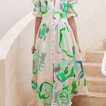 Beach dress slim maxi dress