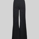 Loose Wide Leg High-Waisted Solid Color Pants Trousers