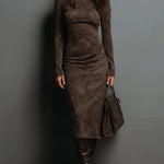 Jolene | Midi Dress with Long Sleeves