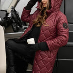 Brianna | Elegant Quilted Down Jacket with Hood