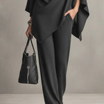 Alma | Elegant Drape Two-Piece Set