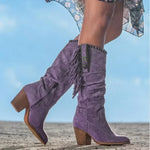 Theresa | Boho Fringe Boots