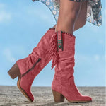Theresa | Boho Fringe Boots