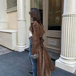Kira | Timeless Suede Trench Coat