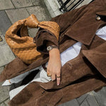 Kira | Timeless Suede Trench Coat