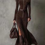 Sadie | Chic Faux Leather Dress
