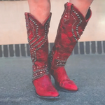 Zara | Western Knee Boots