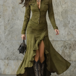 Allison | Retro Ruffle Dress
