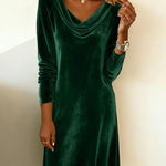 Carol | Loose Fitting Velvet Dress
