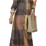 Art print shirt dress