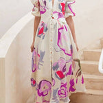 Beach dress slim maxi dress