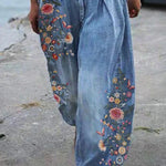 Bohemian Floral Printed Oversized Harem Pants