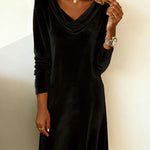 Carol | Loose Fitting Velvet Dress