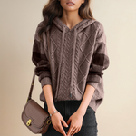 Eliana | Jacquard Hooded Sweater