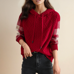 Eliana | Jacquard Hooded Sweater