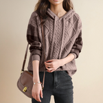 Eliana | Jacquard Hooded Sweater