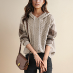 Eliana | Jacquard Hooded Sweater