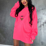 Loose Solid Color Round-Neck Mini Dresses & Vest Top Two Pieces Set